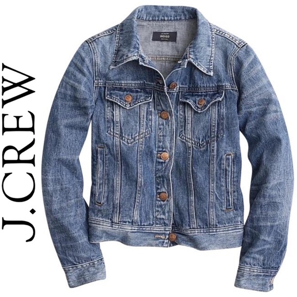 J. Crew Jackets & Blazers - J Crew denim tyler wash cropped  jean jacket C0172